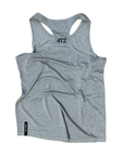 classic womens singlet, heather grey.