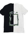 tee, get lost x momos, black.