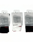 near earth, race day sock, crew length, black