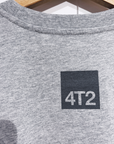 tee, no offdays, heather grey.