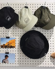 technical adjustable race cap, gone running, dark olive.